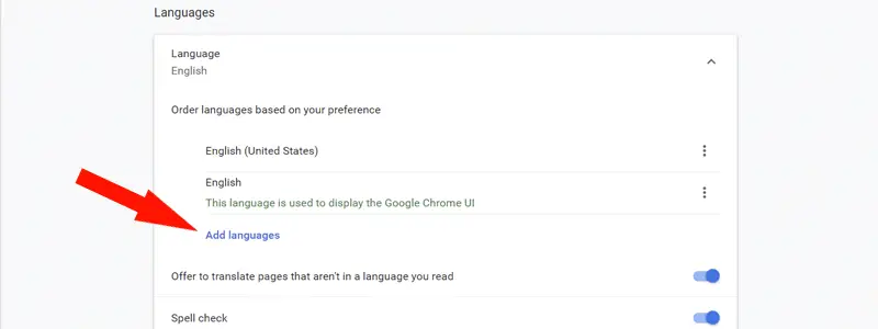 how to change language in chrome 06