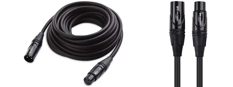 cable matters premium xlr to xlr microphone cable