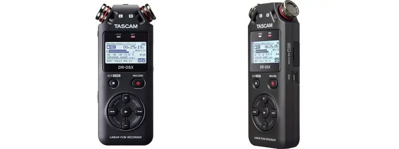 tascam dr-05x stereo handheld digital recorder