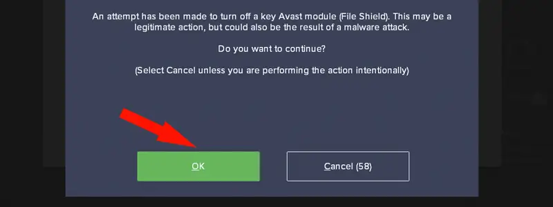 how to disable avast 12