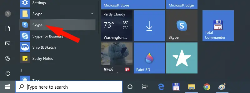 how to disable skype on windows 10 m
