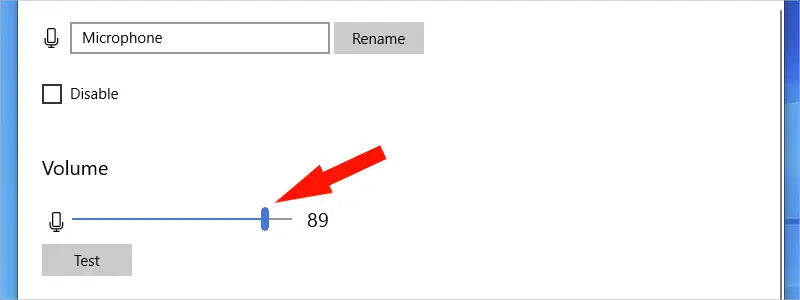 how to increase mic volume in windows 10 e