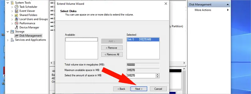 how to merge partitions in windows 10 h