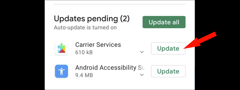 how to update apps on android 4