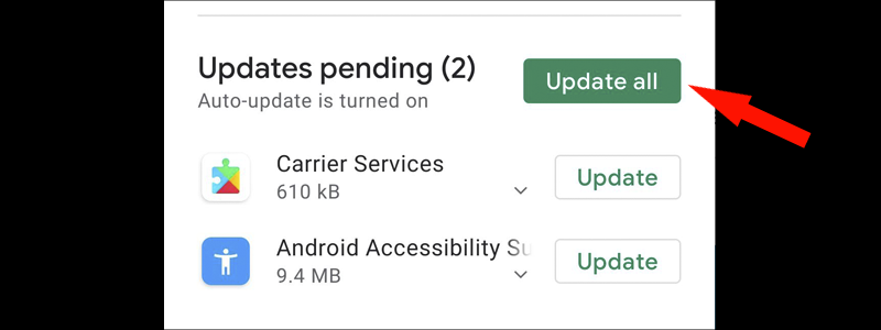 how to update apps on android 5